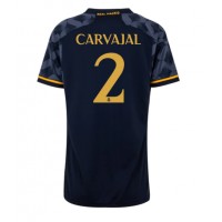 Zenski Nogometni Dres Real Madrid Daniel Carvajal #2 Gostujuci 2023-24 Kratak Rukav